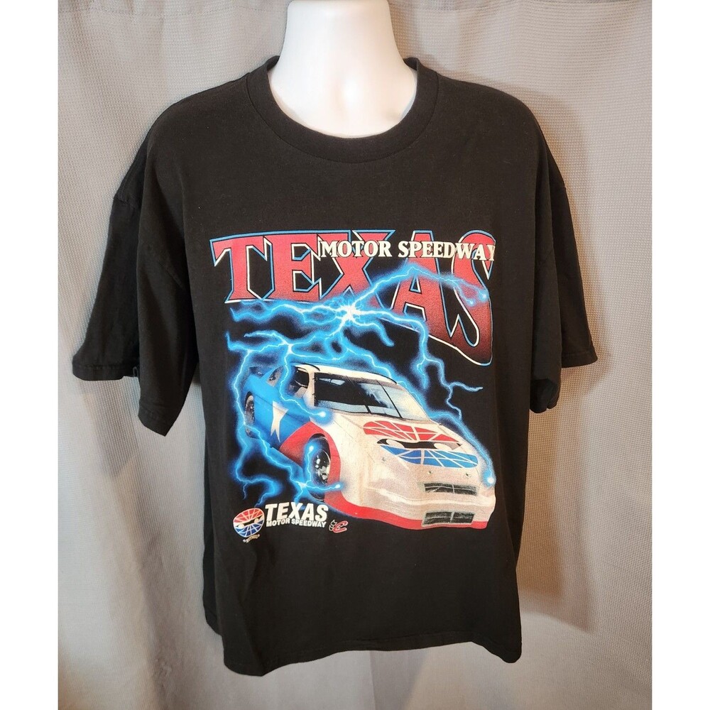 Lee Nutmeg T-Shirt NASCAR Texas Motor Speedway Racing VTG Double Sided XXL